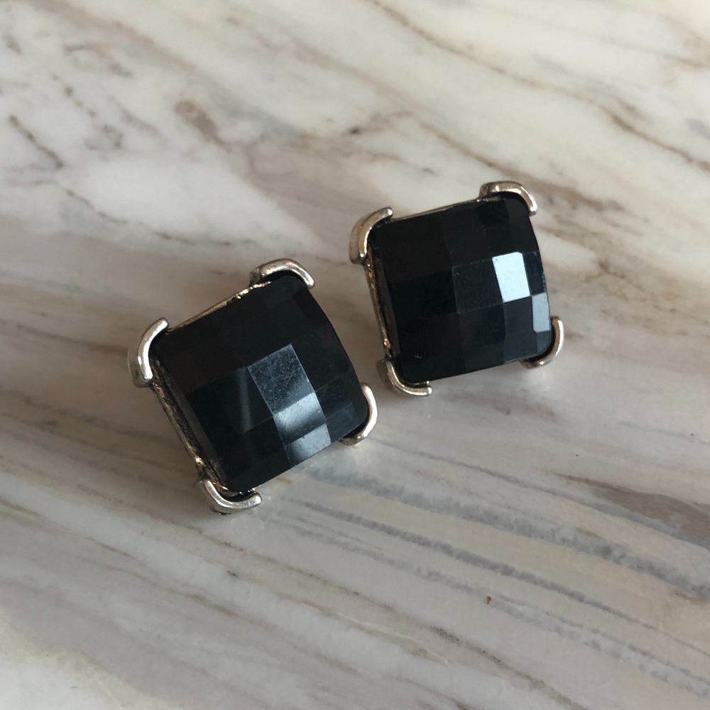 Black earrings